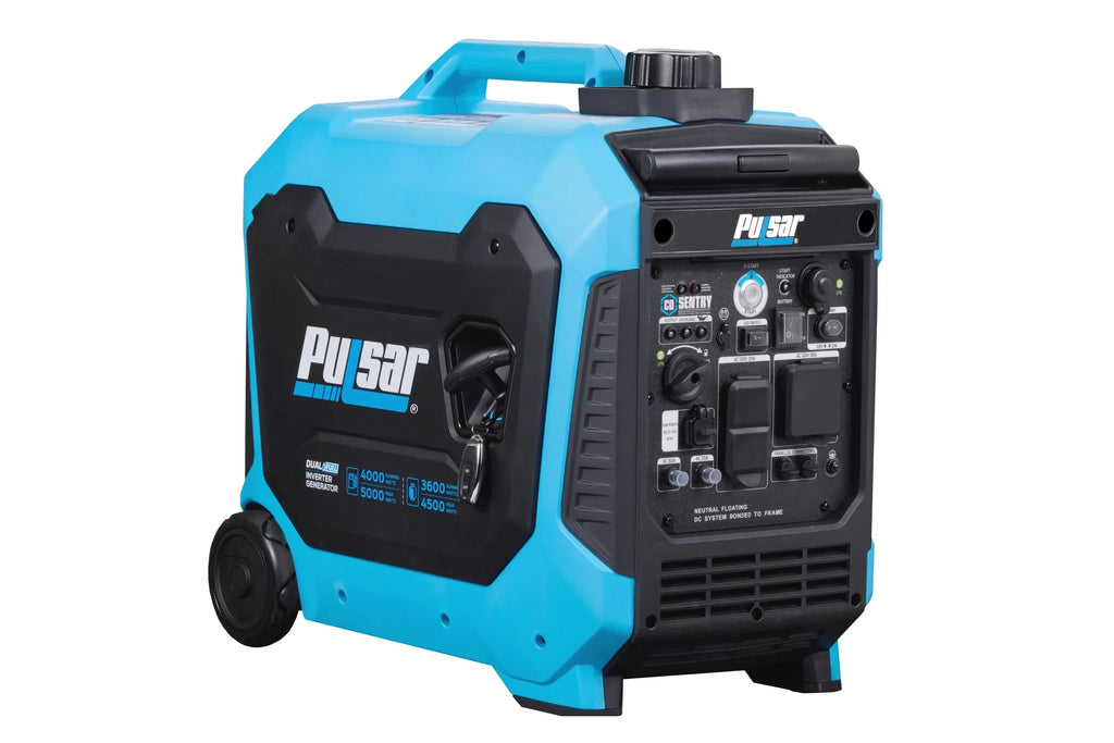 Fuel Remote Start Ready and Dual Pulsar with RV 5000-Watt Inverter CO Generator Sentry