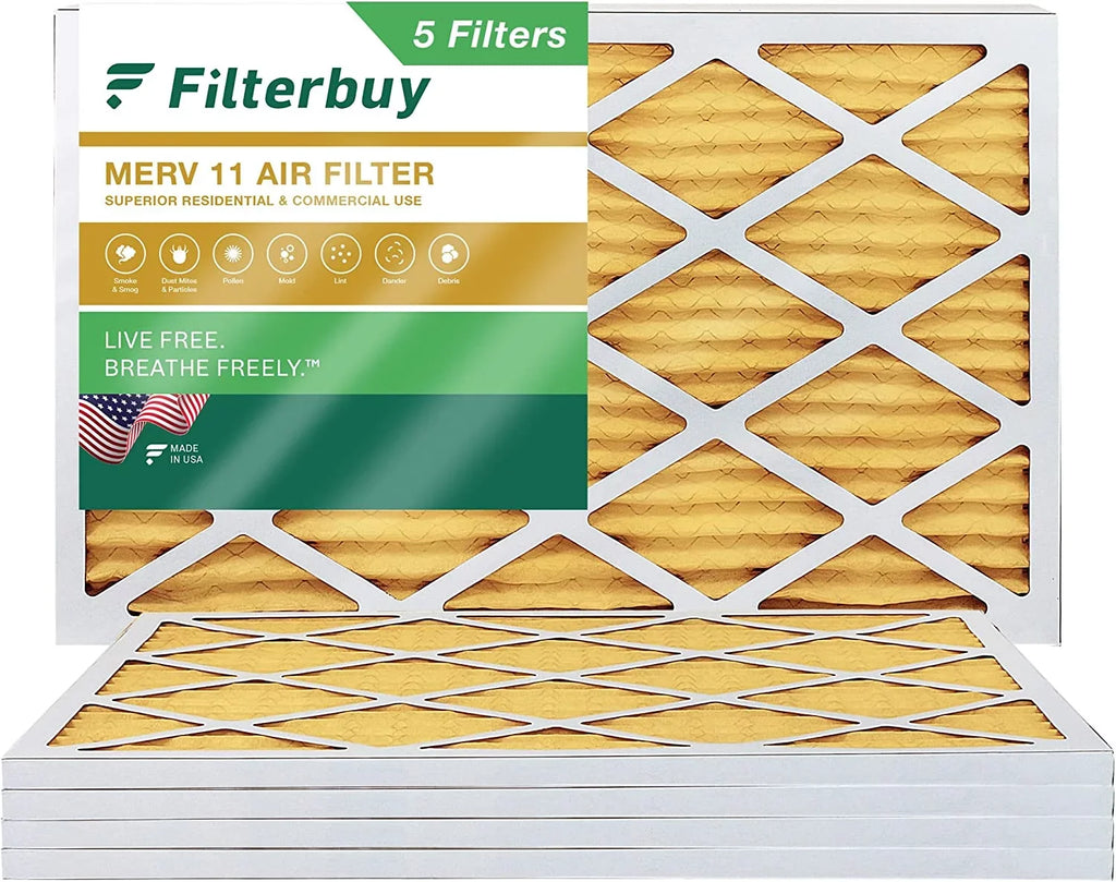 20x36x1 11 Pleated Air Filterbuy (5-Pack) Filters AC MERV Furnace HVAC