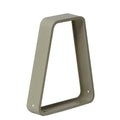 Tan Aluminum 16.75"H 729 Moveable 13.75"D Bench x x Hallowell 3"W Pedestal