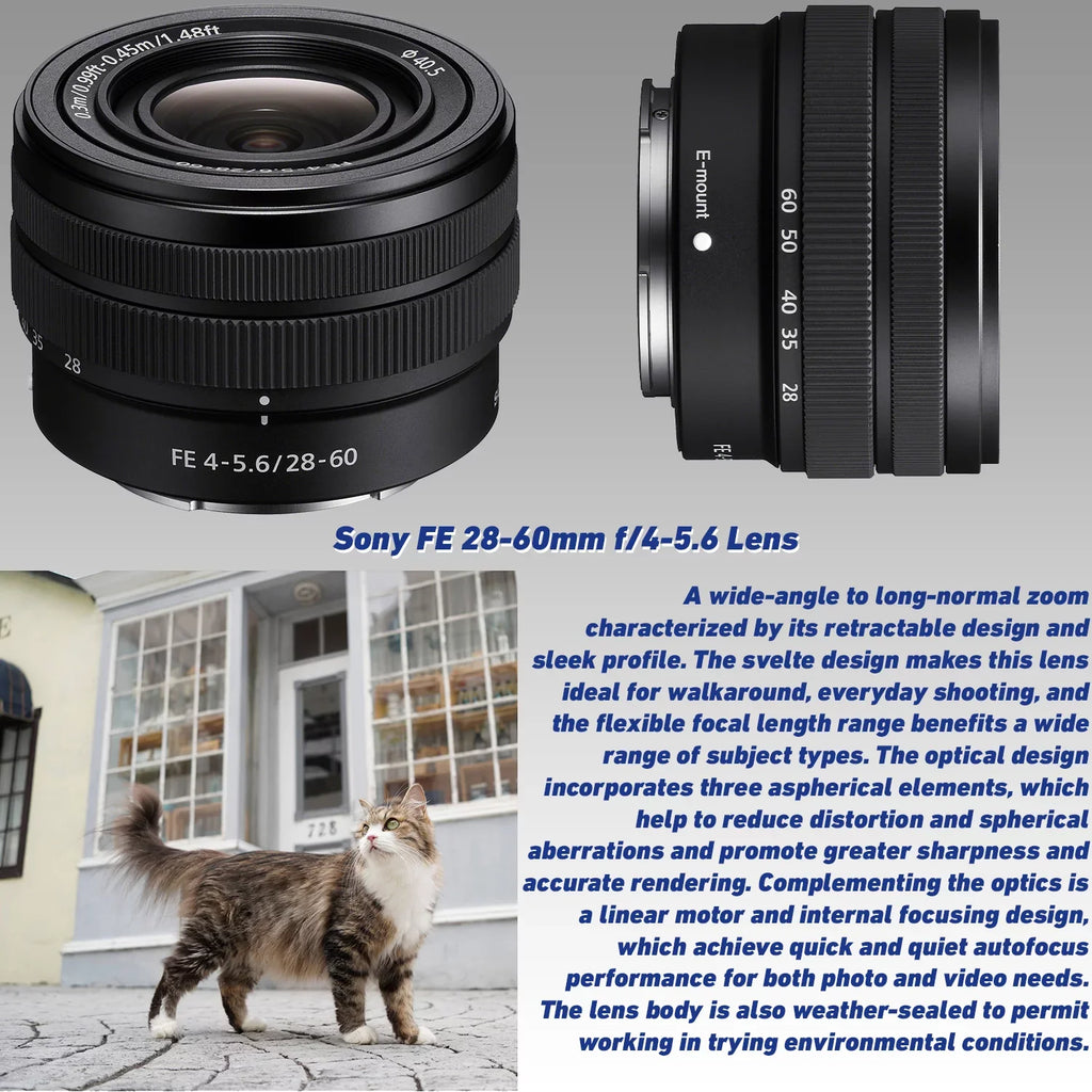 a6400 FE Digital 72” Manual 64GB & Camera Alpha More f/4-5.6 Lens Deluxe with 28-60mm Accessory f/1.8 Lightweight Lens Tripod Mirrorless Ultra Bundle: + & Ultimaxx Much SDXC, 25mm SanDisk