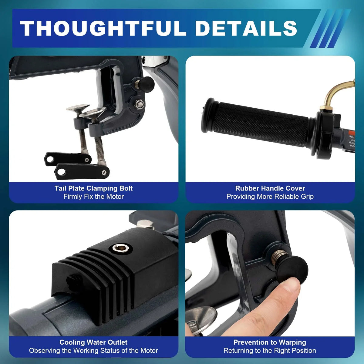 2 W/CDI Boat Stroke 3.5HP WUZSTAR Outboard Cooling System Fishing Engine Motor liquid