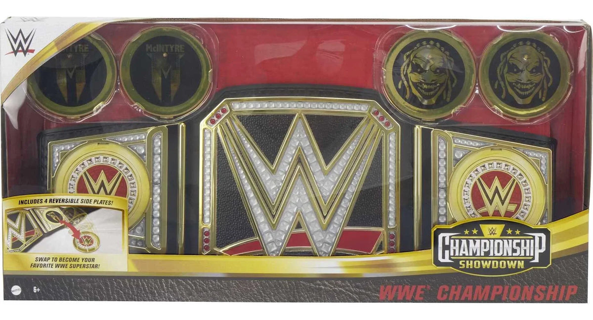 Showdown Championship Championship, Belt Metallic Role-Play WWE WWE Sideplates Title with