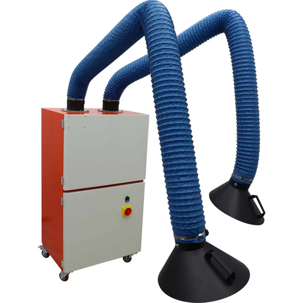 Fume INTBUYING Extractor Dual Mobile Purifier Smoke 220V Arm Welding