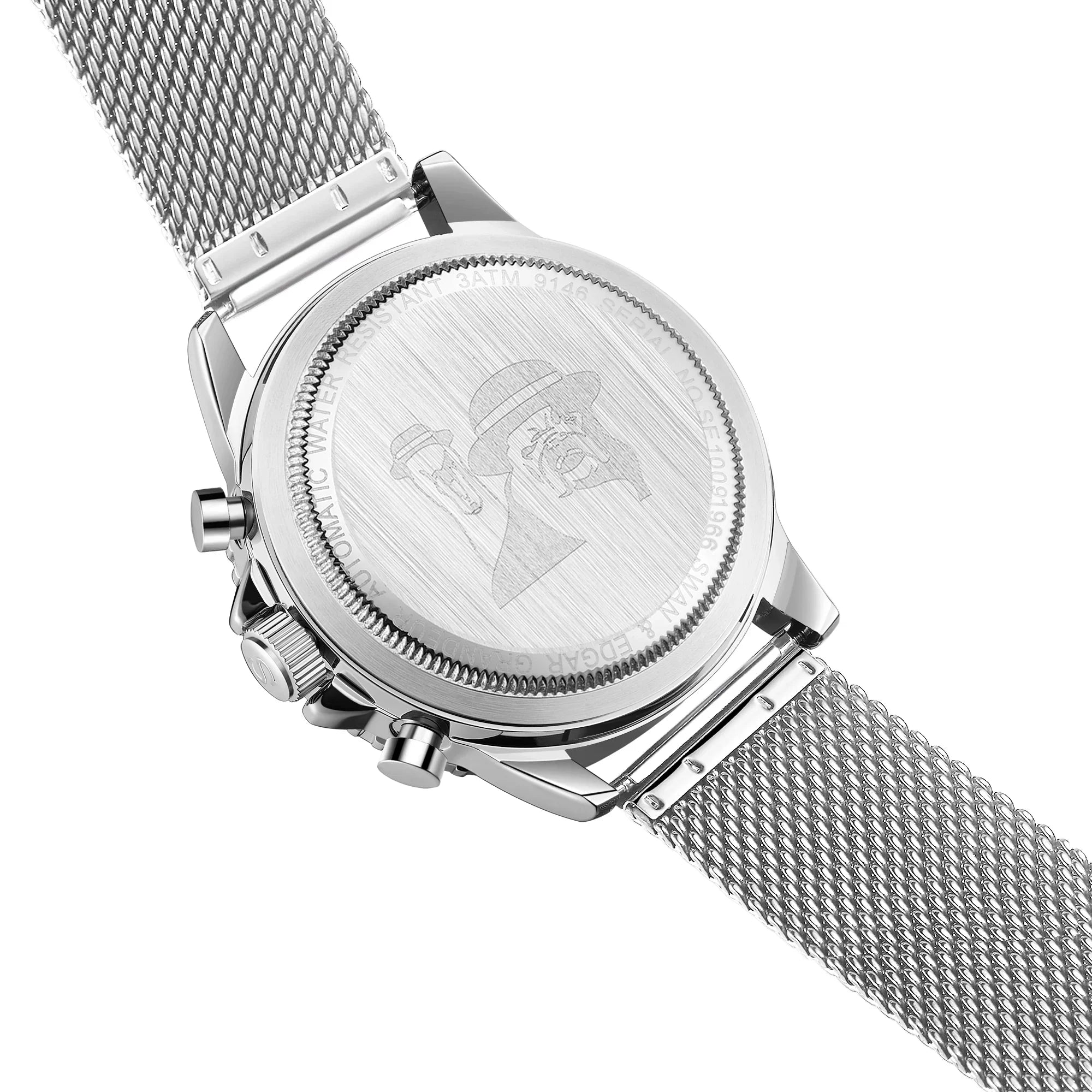 & Steel Edgar Edition Swan Red Automatic Master Hand Assembled Limited