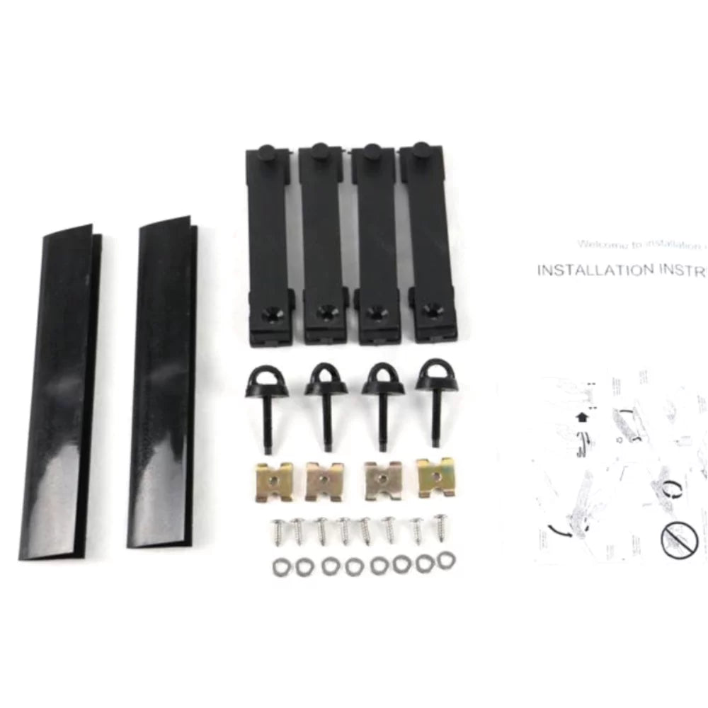 Rack 2Pc Explorer For Utility Black Police Aluminum Bar Interceptor Roof
