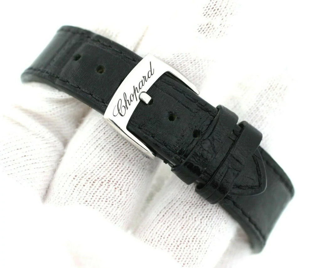 W/B/P Steel Women's Leather Black 8532 Watch Swiss Quartz 36mm ImperialE Chopard