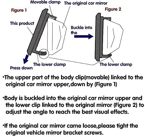 HD View Car Car Accessories Glass, and Bling Car Interior Bling with Rear Decorations Bling Mirror, Mirror Rearview for Tee Women