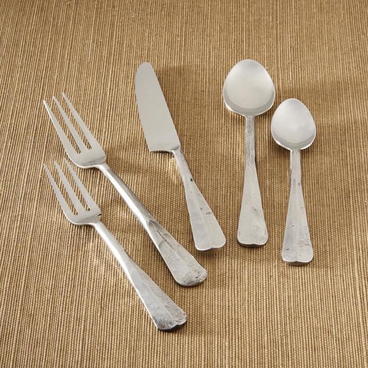 P Set Fork Split Flatware Aged