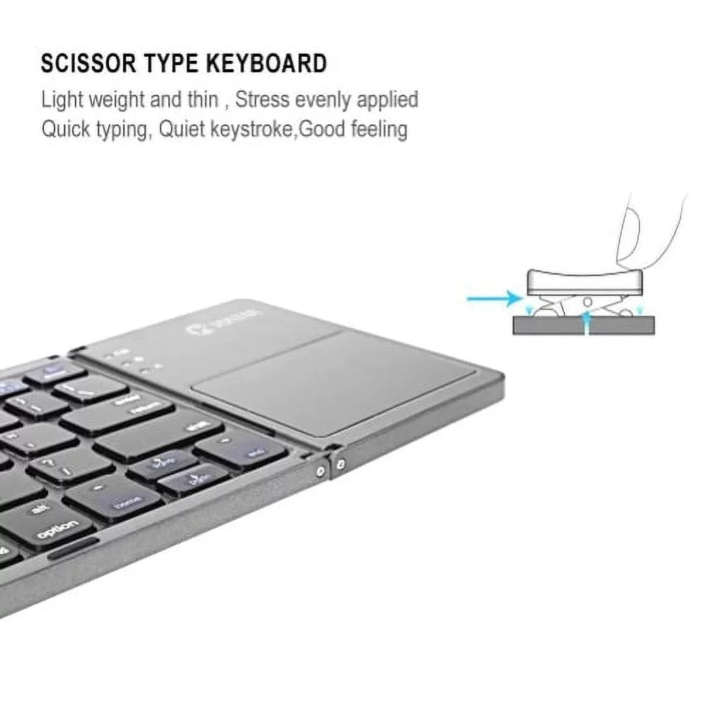 Folding 3 for Plus Wireless Portable M1, Zenfone ASUS 4 - 2 Rechargeable Pro, ROG 4 Compact 12.9 iPad 9.7 Pro Max 10.5 (2019) 7 AR Live V Phone, 2 Nexus Y1K 5z Keyboard 5Q