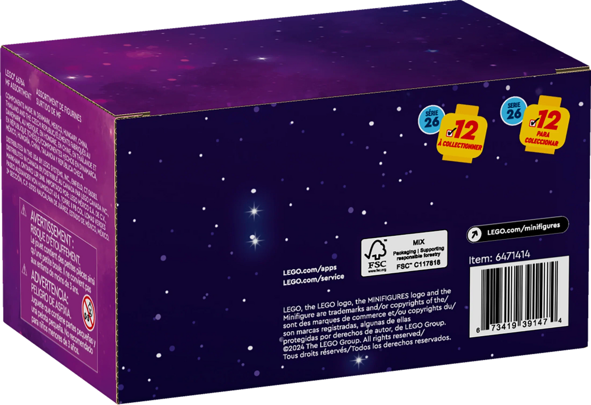 Gift Sci-Fi Series Multi Building Old Up, Set 5 of Independent Kids, Boys Toy 26 Minifigures for Space and 6 Years Pack LEGO for Minifigures 66764 Idea for Girls Aged Play, and Collectible Pack,