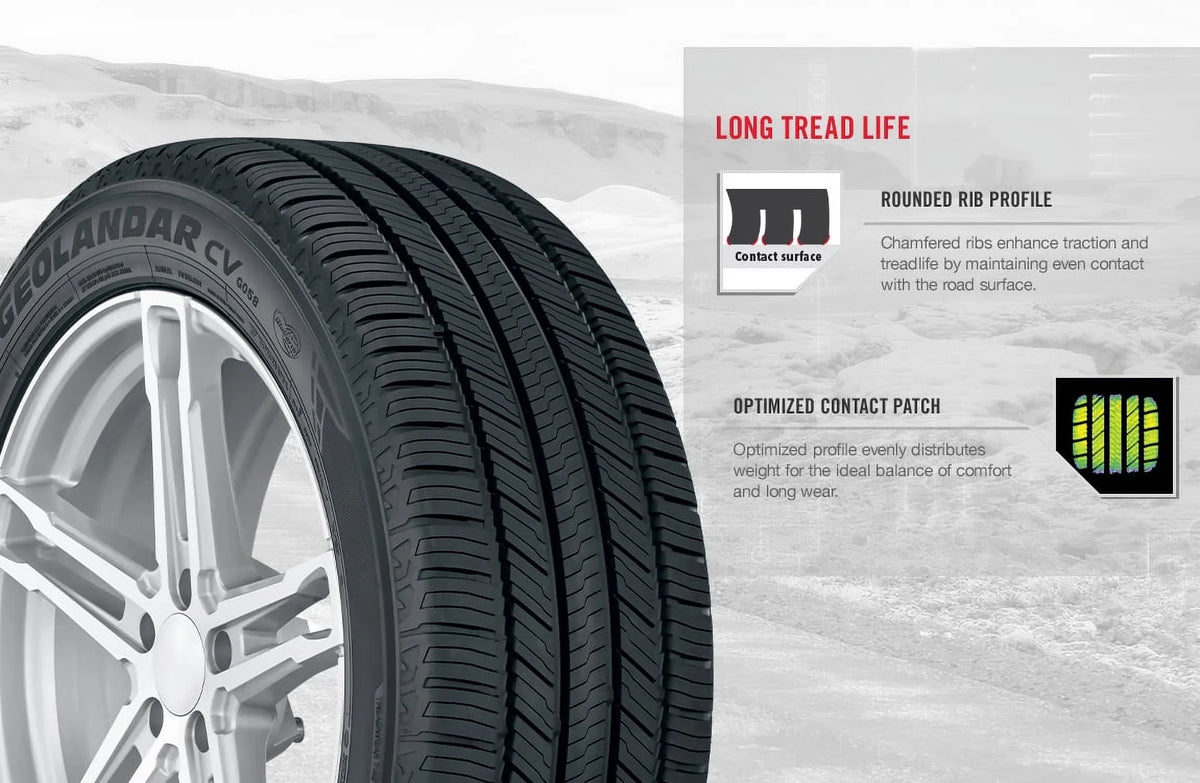 CV Geolandar G058 Yokohama Tire Season BW 225/70R16 103H All