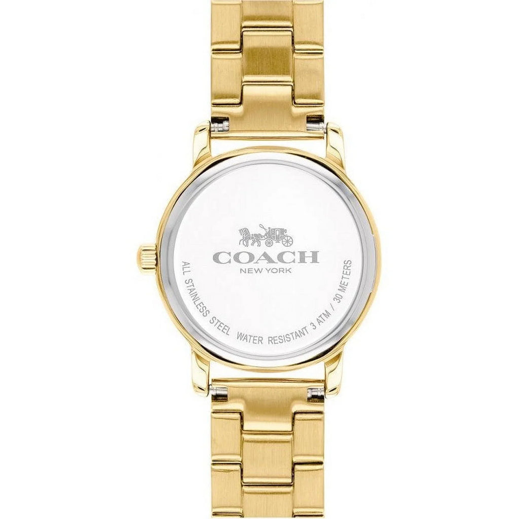 Gold-tone Coach Watch Yellow Gold Ladies Dial 14502976 Grand
