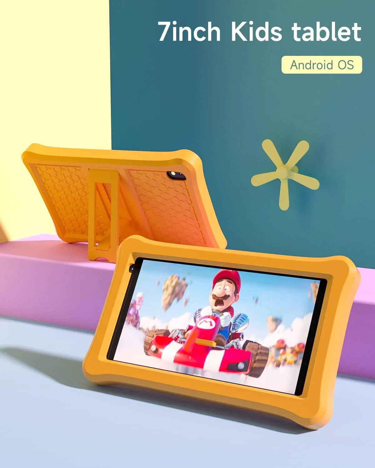 Tablet Dual 32GB Shockproof ROM 11 Android Toddler 7 Tablet inch Kids, for Camera WiFi, with Bluetooth, Learning Tablet Tablet Kids 2GB RAM Case with Case,