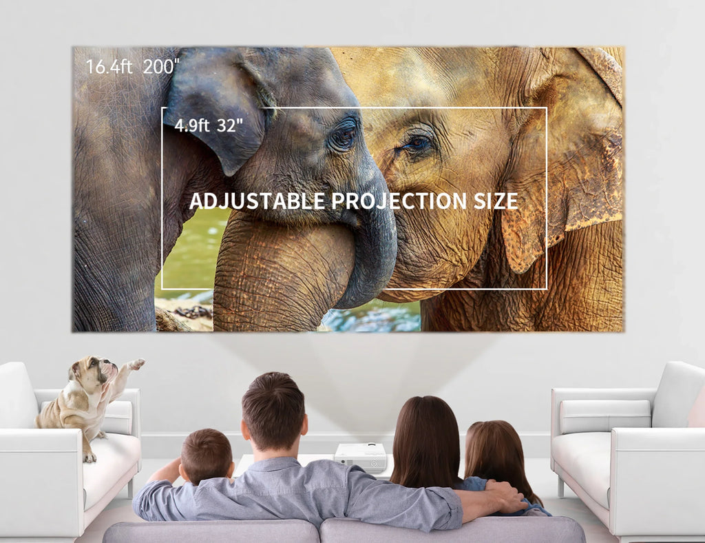 Life, Stick, Support AV 3 Projector Portable USB with (White) 65000 VGA, Display, 200'' Supported Lamp VANKYO PS4, HDMI, TV Mini Compatible with TF, LED Hours Projector and Leisure 1080P