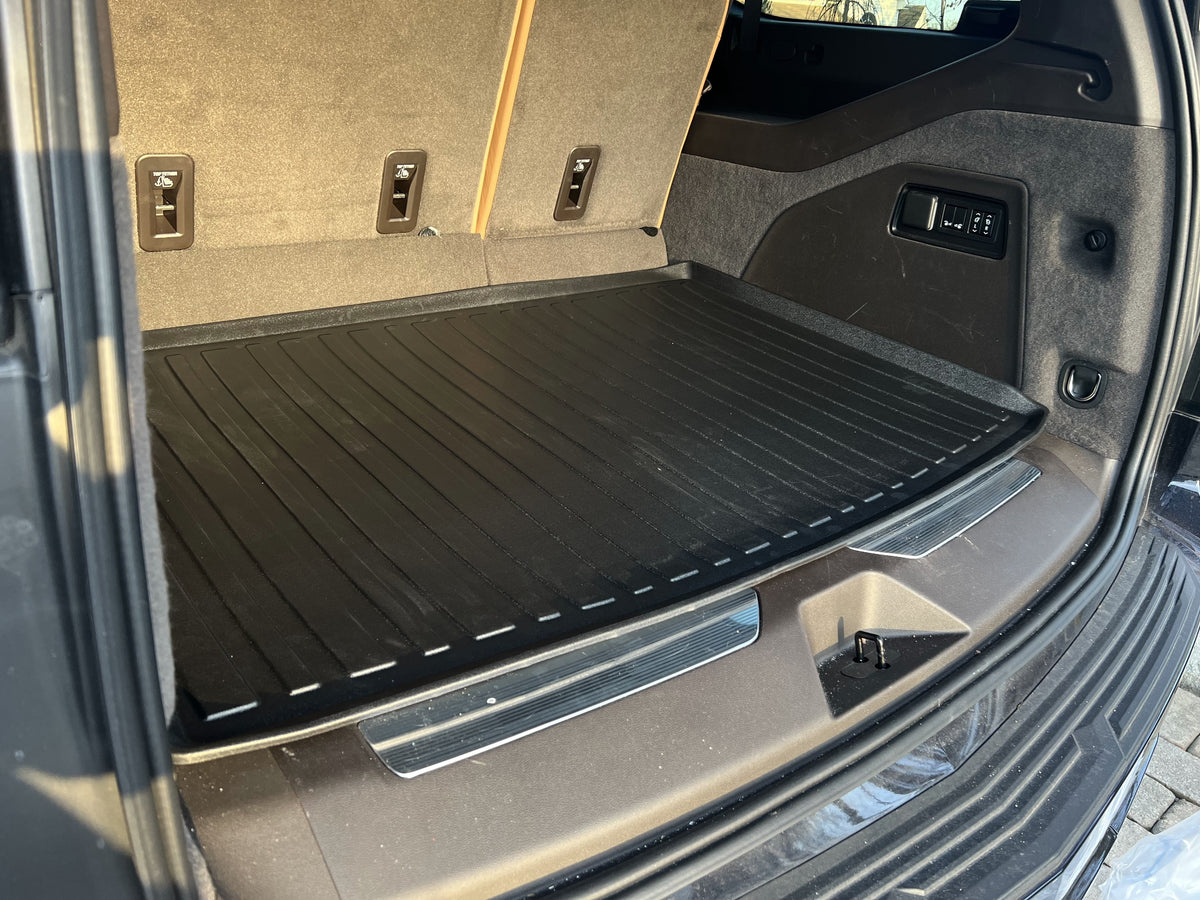 Cargo Liner Trunk - 2021-2023 Mat All-Season Liners Yukon Shaped Black XL - Protection 3D 100% Cargo for - Gmc XL Car Laser Measured Denali Yukon - Mat for Fit GMC Custom Premium Trunk
