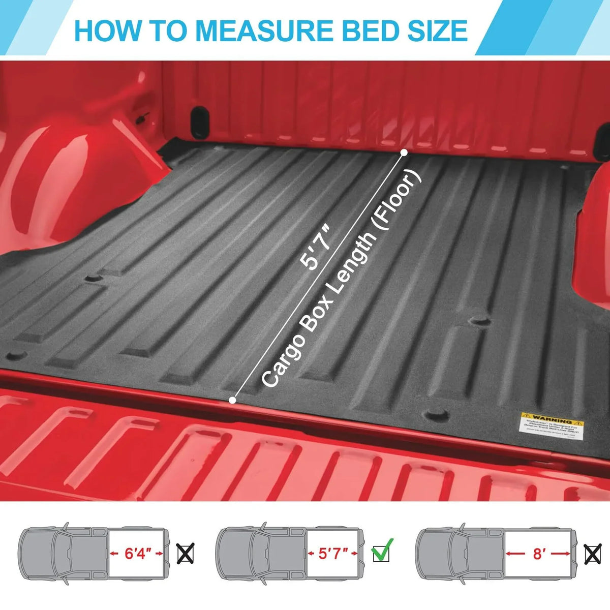 Hard Fleetside Pickup Tonneau Bed Dodge 2009-2023 with Compatible Cover Tri-Fold Truck 1500 5.7Ft Ram