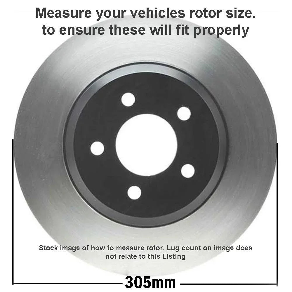 Brake C/V Dodge Rotors: - Routan Disc & Inch Rotors VW Rotor Rear Country 12.01" Caravan Axle Replacement Grand Ram Journey Brakes for Detroit Town
