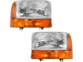 and Duty 4 Headlight Super - with - Cornering 1999 Compatible F-350 - Piece 2000 Kit Light Parking