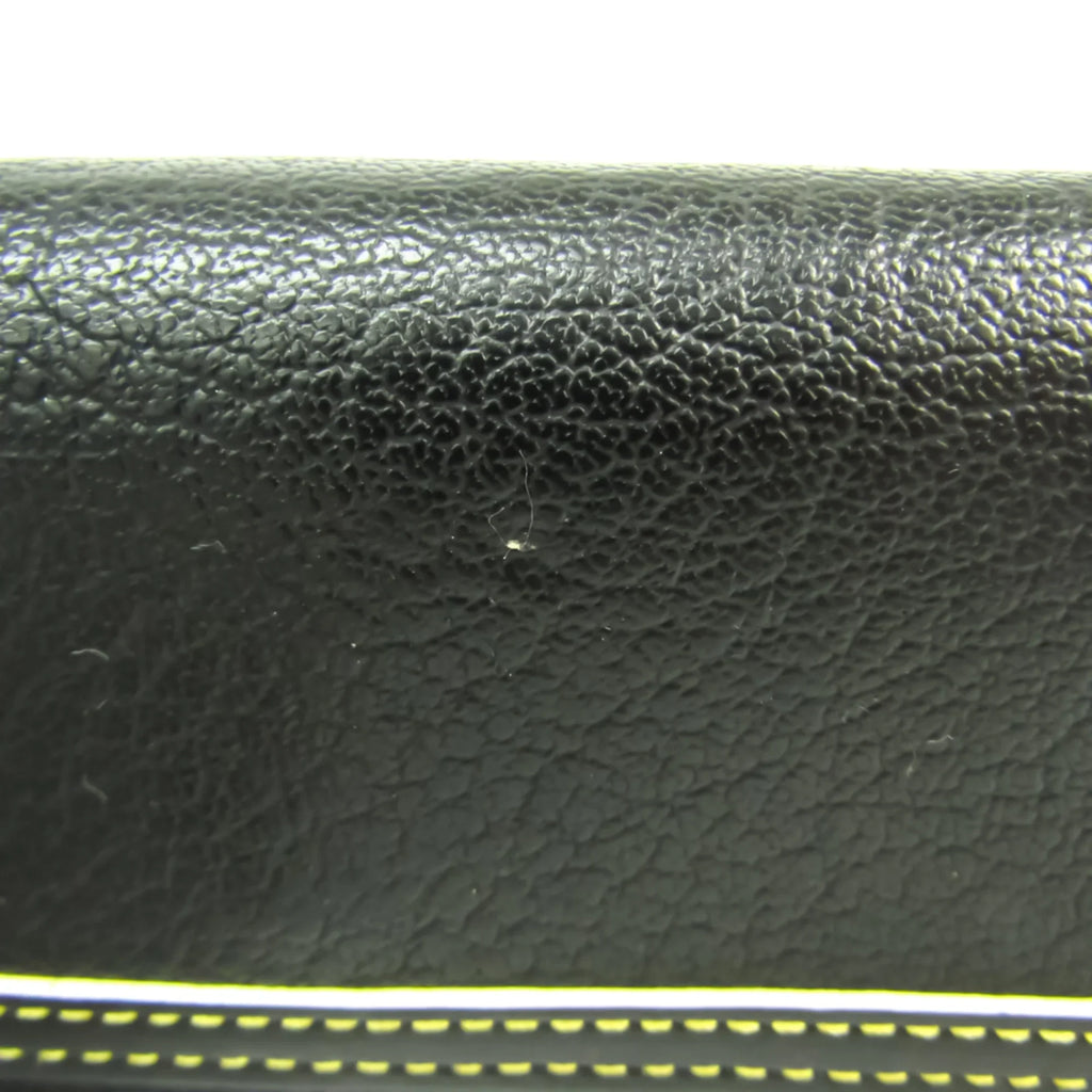 Tresor Women's Noir International Leather Pre-Owned (bi-fold) M91836 Wallet Long Porte Suhali Suhali (Good)