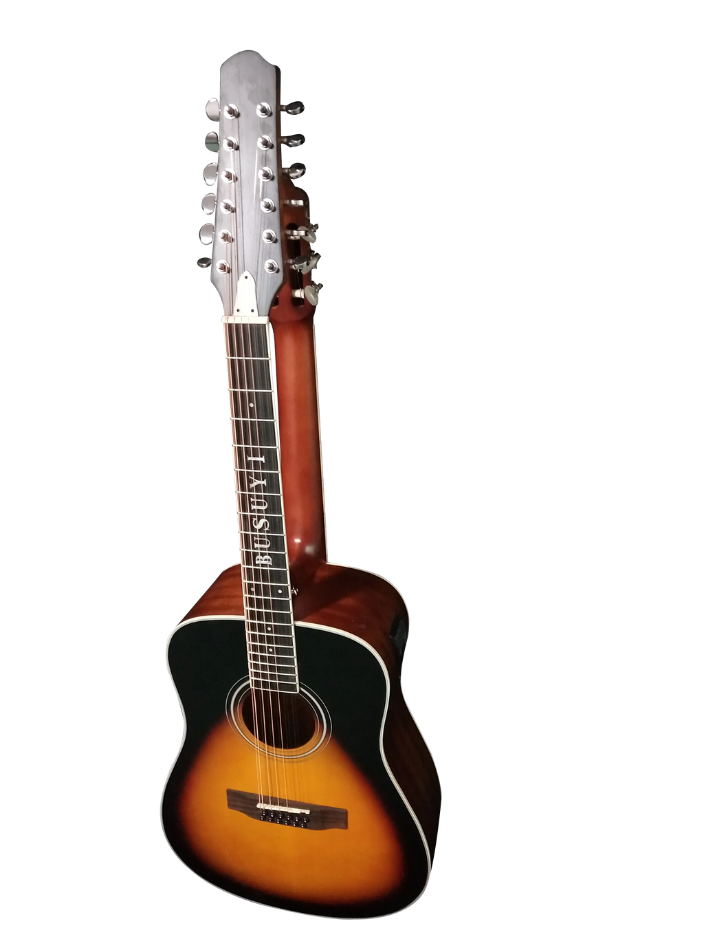 12/6 Neck, Sided Guitar Sunset PT Double 2021 Strings Acoustic Double Busuyi