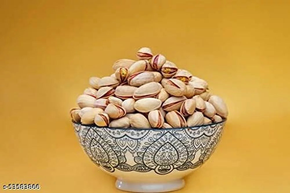 Salted Pista Roasted - Healthy Dry Fruits Californian and Prime Morning (400G) Pack) Nature Snack Pistachios & (Pouch Breakfast,