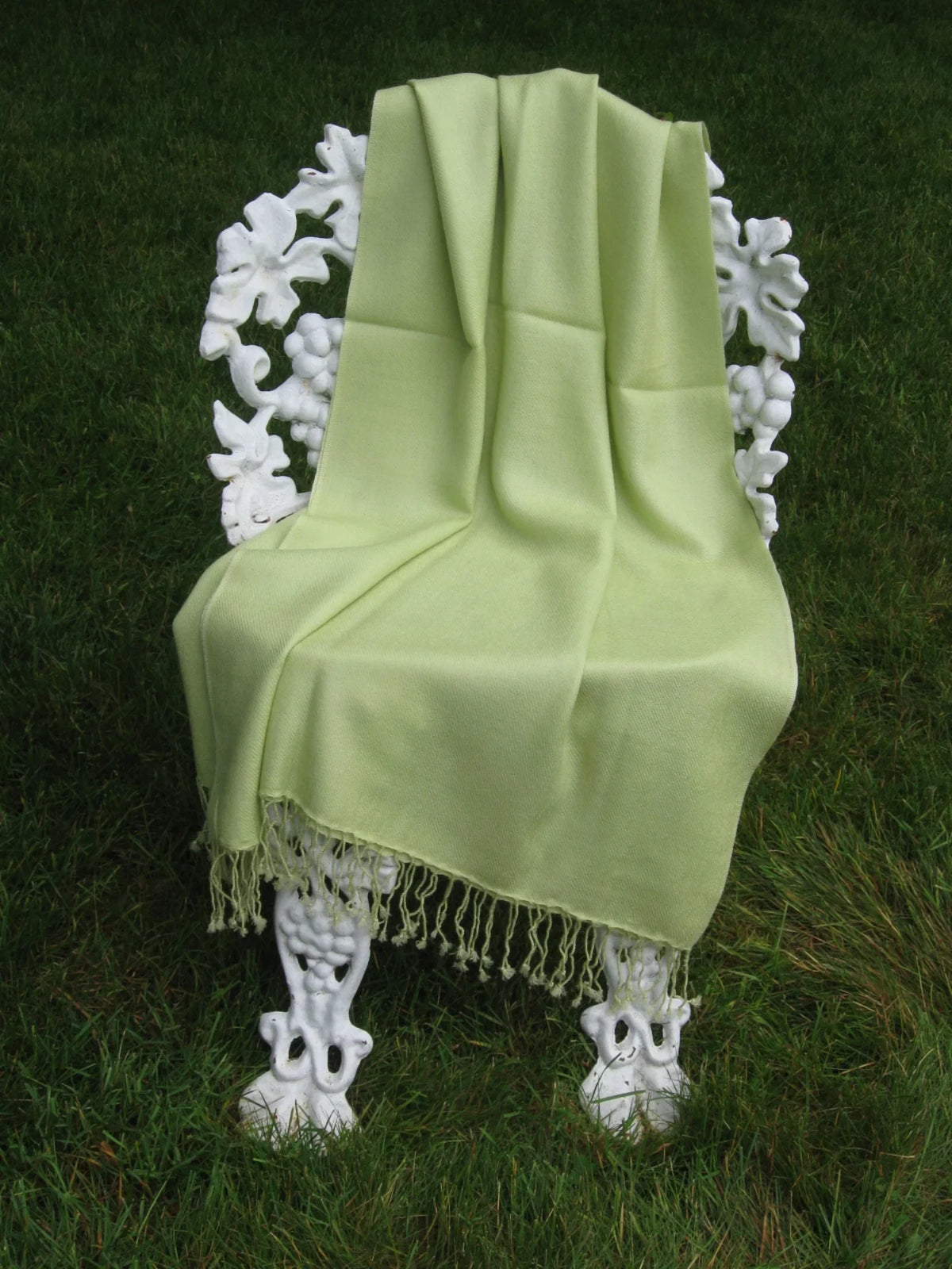 Dew Green Shawl/Shawls/Scarf/Scarves/Wrap/Stole/Muffler/Cape/Ruana/Blanket/Throw/Pashmina (Honey Shawl) Regular Shawl/Cashmere Scarf/Wool/Silk