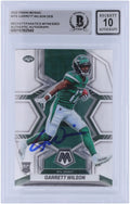 Autographed 2022 Card Jets Wilson - Panini New Fanatics Fanatics Authenticated Mosaic York Debut #276 Certified Garrett 10 Rookie Witnessed NFL Beckett Authentic