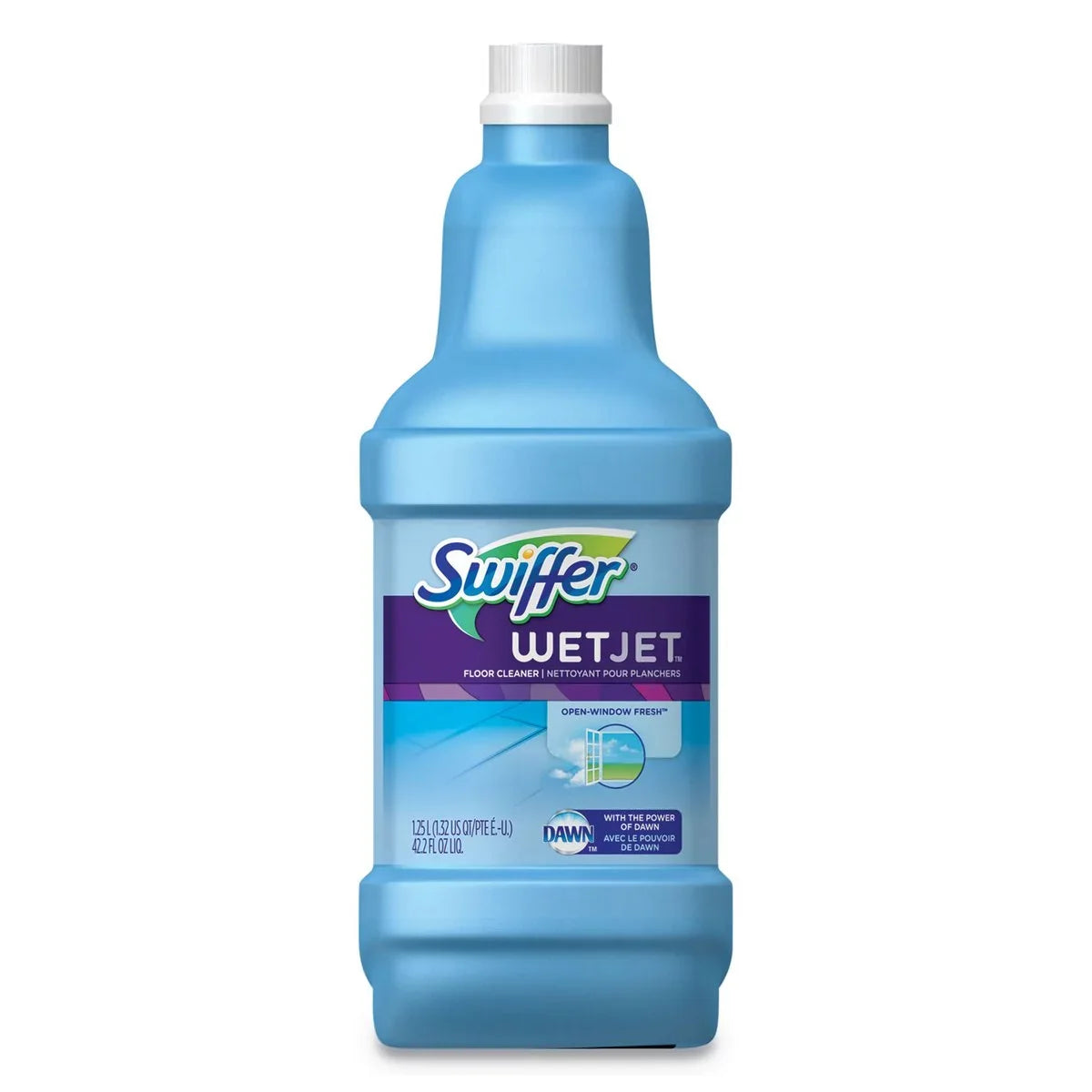Refill, PGC77810 - Wetjet 4/Carton 1.25 Cleaners Swiffer Bottle, System Fresh Scent, Cleaning-Solution L Hardwood