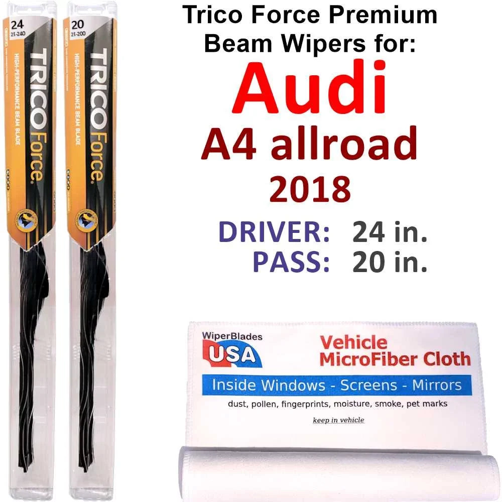 (Set allroad Wipers A4 Audi Performance 2018 Beam of 2)
