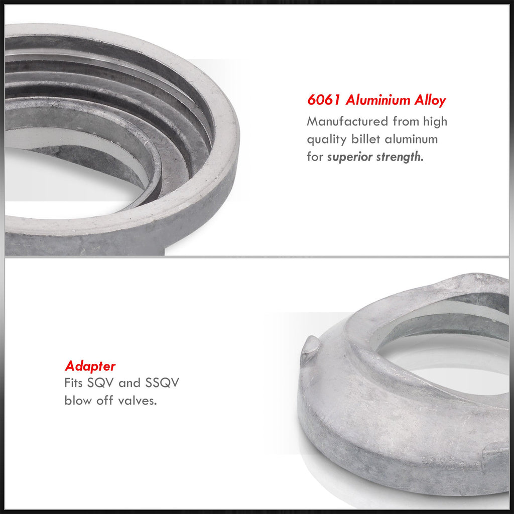 '+ (Carbon Charger Weldable Blow Flange Adapter O-Ring Kit design Valve Fiber) Turbocharger BOV SQV Turbo - Universal Off Aluminum Billet