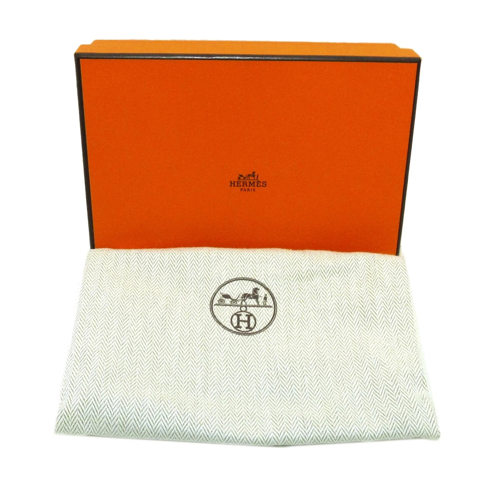 Wallets Constance Blue Small Compact (Good) Pre-Owned Authenticated Hermès Leather Calf Unisex Wallet