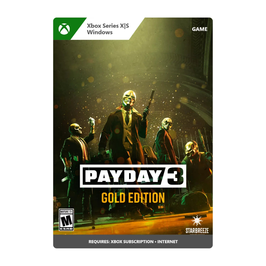 Edition Xbox - Gold 3: [Digital] Windows Payday Series One, X|S, 10 Xbox