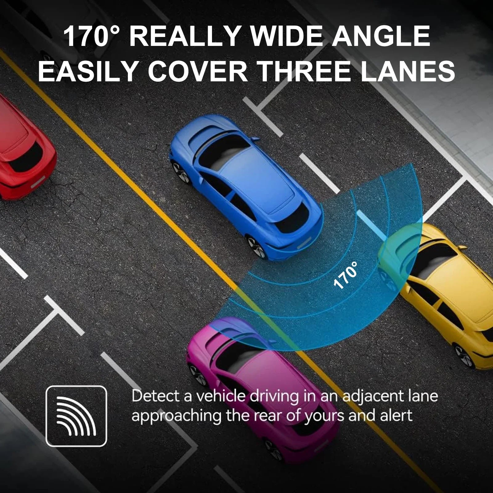 Parking Rear, 24H for 10Inch Vision, Card, Screen Mode Angle, Front 1080P Full HD Free Cars, 170°Wide Dash IPS Dash Cam 32GB WDR, Camera Night