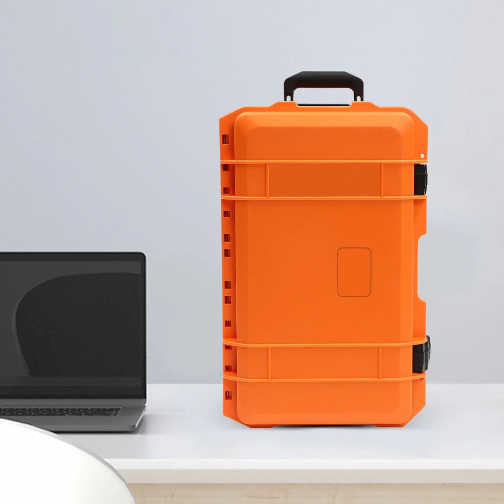 Box 22" Camera Storage Carry Roller Case Camera Waterproof Protect Case Box