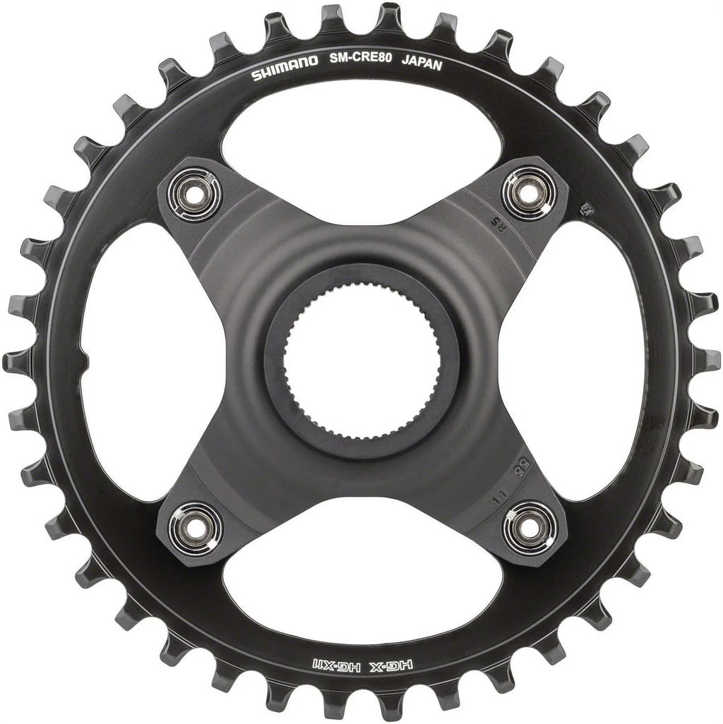 Chainring 38T Chainguard, Black Chainline, SM-CRE80-B 55mm - Without Shimano STEPS
