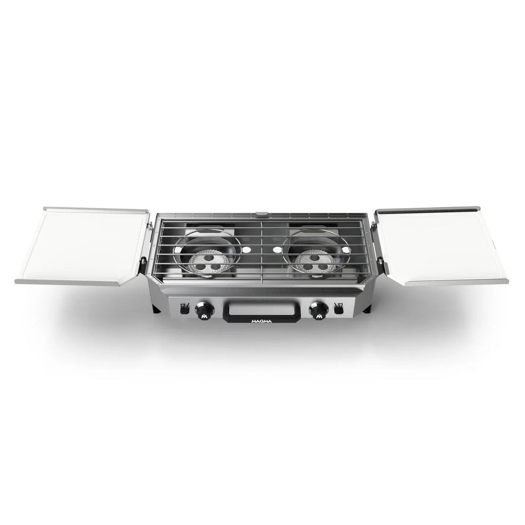 Crossover Griddle With & Top Magma Burner Top Camping Stove Grill Double