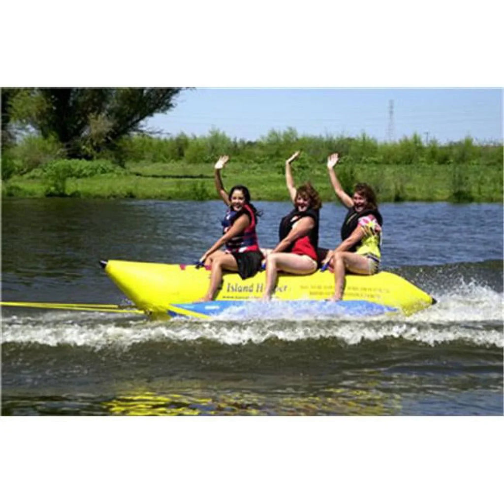 Hopper feet Sports Island Recreational 13 Banana liquid Passenger in-line 420-3 Sled Aqua 3 Seats