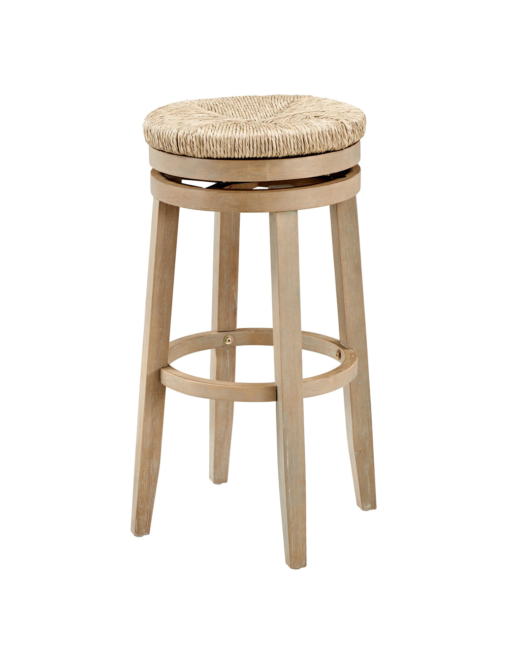 Rush Backless Bar with 31.5" with Swivel, Natural Morgan Natural Stool