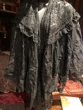 Victorian design Vintage Antique Black Summer Lace Coloered Scarf Wrap