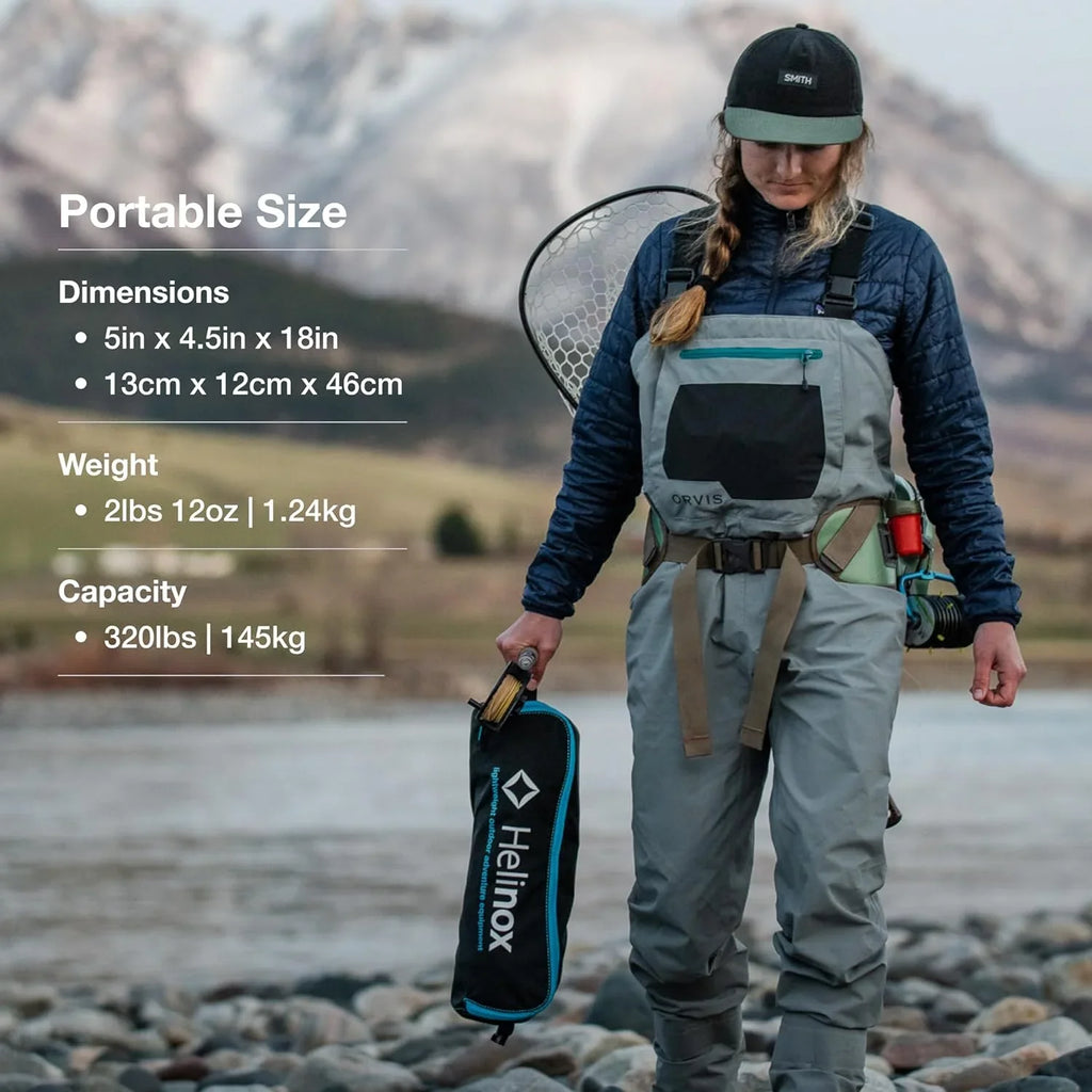 Rainbow Chair, YUNWEN Camping High-Back, with Collapsible Two Bandana, Pockets Ultralight, Chair