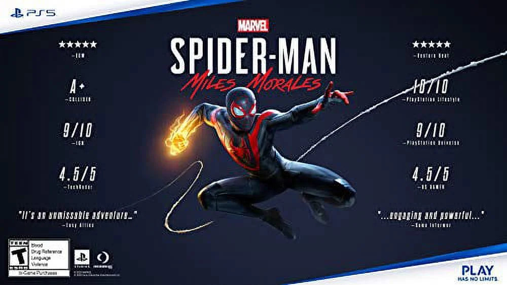 '- 5 Marvel's Spider-Man: PlayStation Miles Morales