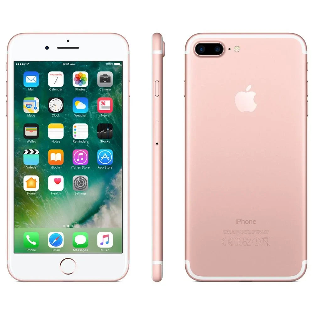 128GB iPhone Gold 7 (Fair) Pre-Owned Unlocked Plus- Carrier Rose