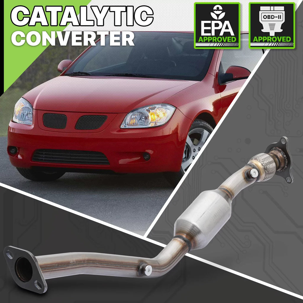 Exhaust Catalytic Pursuit 2006 HHR, Steel Magshion 2005-2007 G5, 2007 Cobalt, 2006-2007 Pontiac Converter Stainless Pontiac Chevrolet For Chevrolet