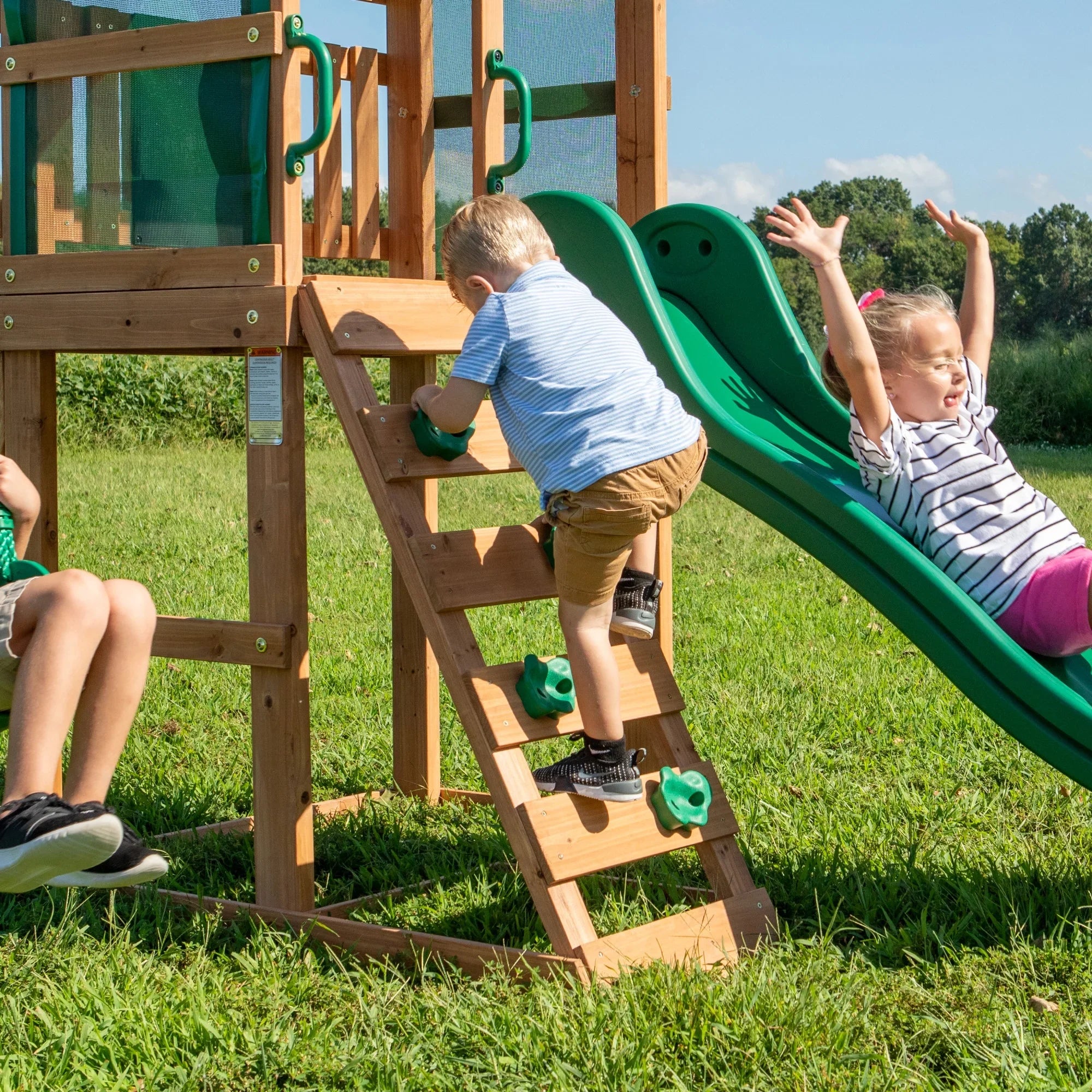 Swing Set Buckley Discovery Hill Backyard