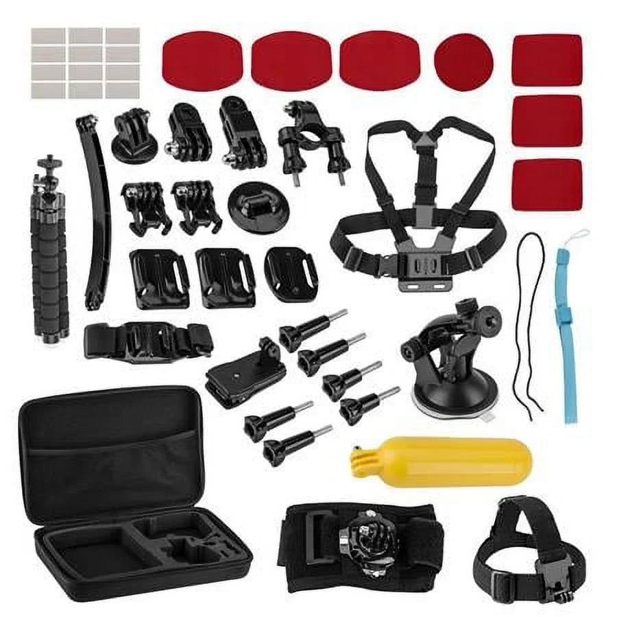 with 64GB Extreme 40-pc Camera Combo Card, Accessories Froggi Action 4K Sport Dual-Screen HD Kit 2 microSD Ultra Bundle Memory