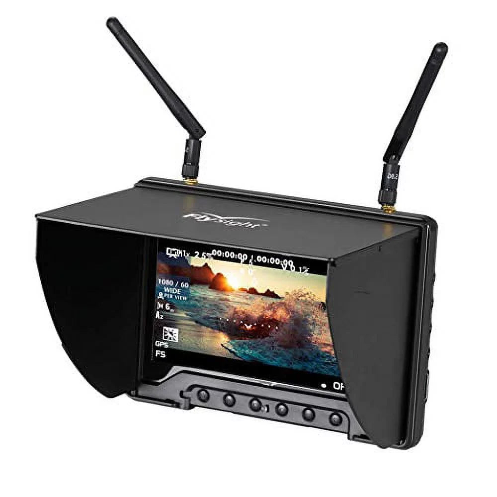 Monitor Perfect with (RC801DSMA) RC801 5.8Ghz and FPV FPV HDMI Flysight DVR Inspire FPV Diversity Monitor7 PEARL BLACK Monitor Performance Ground DJI Phantom Inch Drone FPV Monitor for