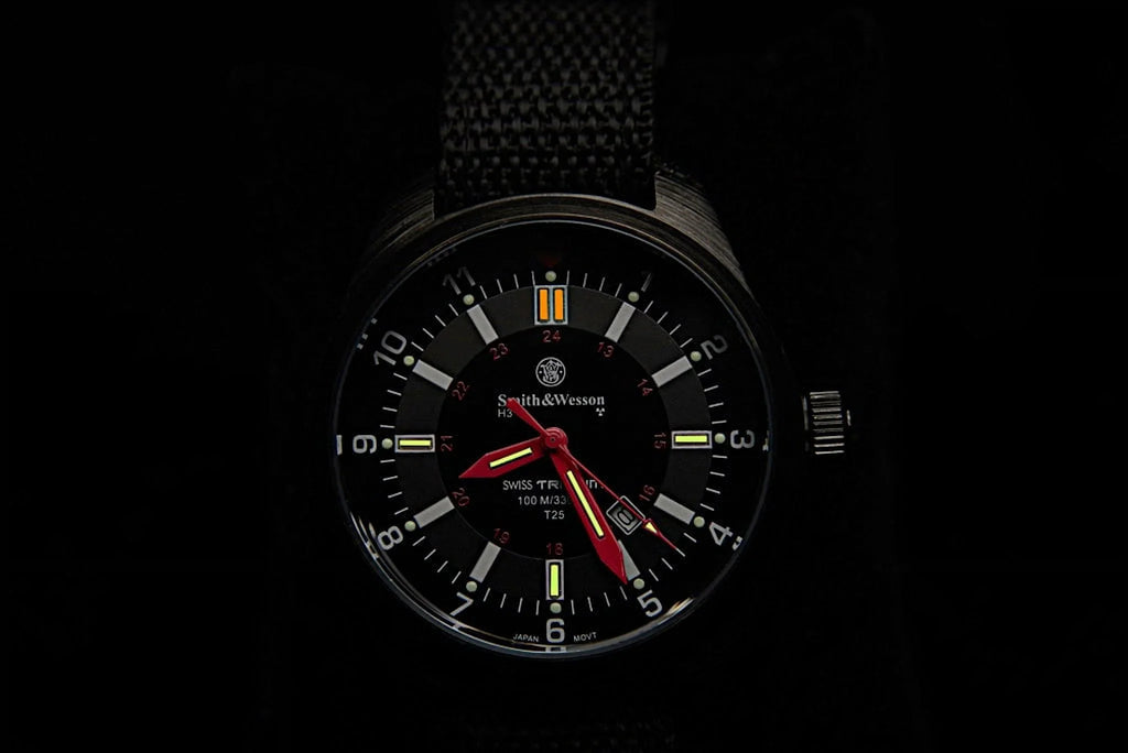 Military Interchange S&W 3 Straps Tritium with Watch