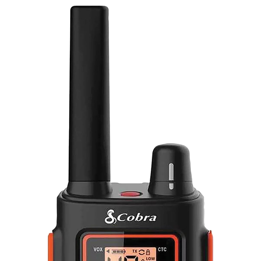 Set Rechargeable, Radio Cobra (2-Pack) Range Walkie Long 40 RX380 Two-Way Preset for Channels, Adults 32-Mile - Talkies