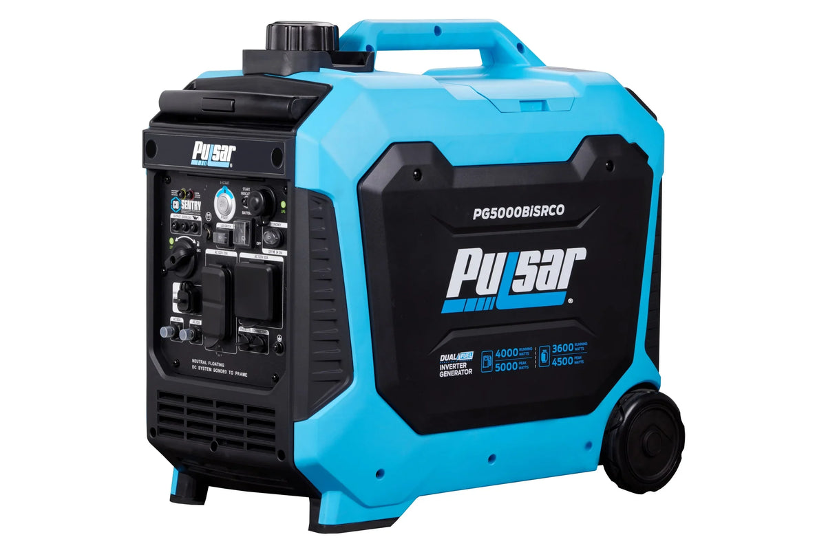 Fuel Remote Start Ready and Dual Pulsar with RV 5000-Watt Inverter CO Generator Sentry