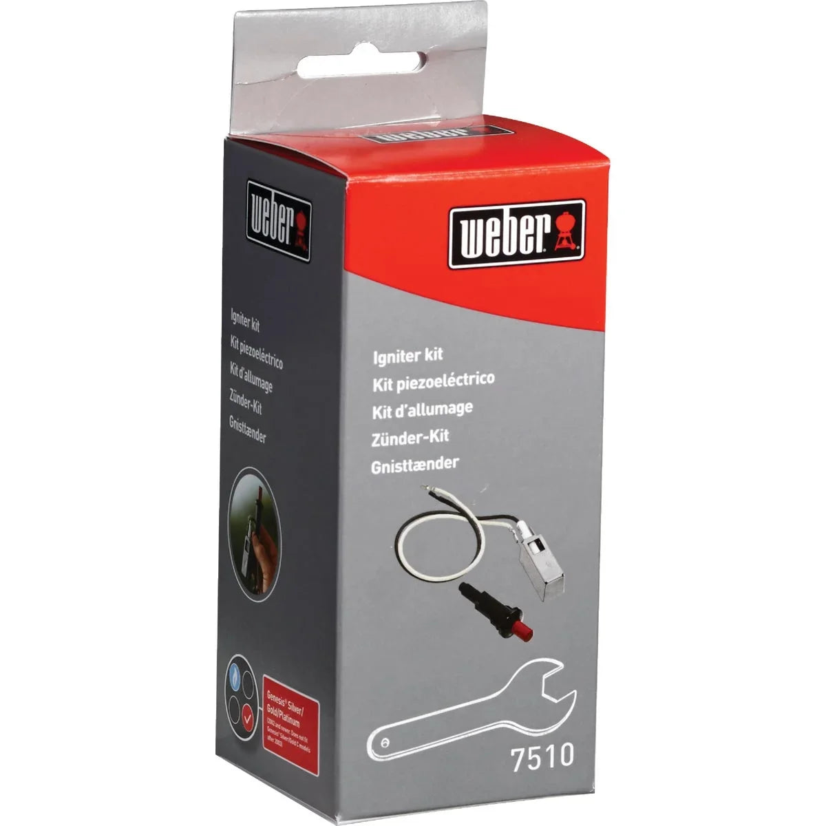 Genesis Grill Igniter PK, Replacement Weber 1 Gas Kit